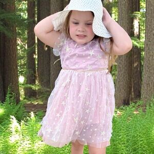 Popatu tulle and embroidered star dress size 5